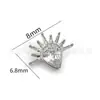 F136 Amor Zircón Sol Pendientes Colgantes Labio Uña Aleación de Titanio G23 Joyería Perforación Humana Uña Hueso Oreja Transfronteriza