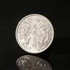 Moneda Conmemorativa Estilo Chino de Dragón y Fénix, Artesanía Creativa de Metal Repujado, Regalo Propicio para Bodas y Mudanzas