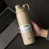 Tyeso Nuevo Vaso Termo Gran Capacidad Deportes al Aire Libre Botella de Agua Portátil 1500ml Aislamiento Térmico para Hombres y Mujeres Botella para Agua Fría