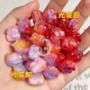 Jade de Mudança de Cor Finamente Esculpido Contas de Jade Raposa de Nove Caudas com Furo Passante para DIY Fat a Li Pulseira de Calcedônia Contas de Pingente Colar