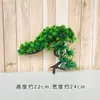 Sala de Estar Única Acolhedora Pinus Plástico Falso Planta Verde Cipreste Pinheiro Árvore em Vaso Rochoso Paisagismo Arranjo de Flores Pequenos Ornamentos Decorativos