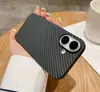 Para iPhone 18 Pro Max Capa Magnética de Fibra de Carbono Capa Protetora Fosca de Kevlar Apple 17 15