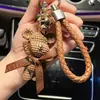 Lindo llavero colgante de animal de resina, llavero moderno de acrílico colorido, decoración para bolso y coche, pequeño regalo