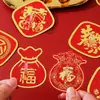 Ganchos Adesivos Vermelhos Festivos com o Personagem '', Sem Furos, Forte Capacidade de Carga, Ganchos de Plástico Vermelhos Multiuso
