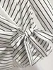 Nueva Camisa de Manga Larga de Moda con Estampado de Rayas y Retazos, Estilo Europeo y Americano, Transfronteriza de Amazon Aliexpress