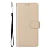 Funda de Piel para Teléfono con Ranura para Tarjeta, Modelo de Tres Tarjetas con Patrón de Lichi para Oppo Realme 15 Realme C85/Note 70t
