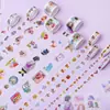 Procesamiento de Fábrica de Papel Japonés, Papelería con Estampado en Frío con Aceite Especial, Estampado Dorado, Cinta para Agendas, Cinta Adhesiva Delgada, Autoadhesivo