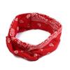 Diadema de flor de anacardo tendencia estilo callejero moda deportiva banda para el pelo de nudo Europa y Estados Unidos cinturón de turbante elástico fabricantes al por mayor
