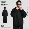 Nuevo Producto Otoño e Invierno 2025 Peso Pesado 400g Marca de Moda High Street Sudadera con Capucha para Hombres y Mujeres Sudadera Oversize