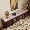 Novo tapete protetor de bancada para rack de TV estilo chinês, toque de luxo leve e de alta qualidade, toalha de mesa longa de desenho animado, à prova d'água, à prova de óleo, tapete de mesa lavável