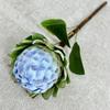 Decoração de casa retro nórdica flor artificial toque flocado artesanato fruta Sakya tecido de seda material flor artificial decoração de mesa