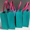 Bolsa de Feltro Formato Lótus Bolsa de Compras Bolsa Tote de Feltro Bolsa de Feltro para o Dia a Dia Bolsa para o Festival do Meio Outono Fábrica de Origem