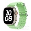 Correa de Silicona para Reloj Estilo Océano Adecuada para Apple Watch S12 S11 Ultra iWatch 10 Pulsera Deportiva Transpirable
