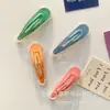 Pinzas para el Cabello de Colores Dulces Pinzas Bb para Niños, Lindos Pasadores Metálicos de Gota de Agua, Pasadores para Flequillo Lateral, Pinzas para el Cabello de Alta Gama para la Parte Posterior de la Cabeza