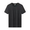 Camiseta de Seda de Gelo Verão Fresca Respirável Camiseta Curta com Capuz Novo Estilo Masculino Esportiva Manga Curta Moda Tendência Marca Solta Respirável Camiseta