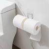 Colgador de Papel Toalla de Cocina Sin Perforaciones Acero Inoxidable Soporte para Papel de Rollo Estante Adhesivo Sin Marcas Almacenamiento para Baño Hierro Soporte para Pañuelos