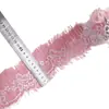 Fujian Hongda encaje nuevos productos suministro exquisito color blanco y negro encaje de pestañas 845# ancho 7.5cm