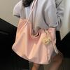 Bolsa de Grande Capacidade para Mulheres Nova Moda Primavera 2026 Simples Bolsa de Ombro Versátil Textura Classe Bolsa Tote para o Trabalho