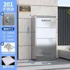 Caja de entrega a domicilio exterior de acero inoxidable, gabinete de almacenamiento de paquetes antirrobo para la entrada, caja de recogida privada montada en la pared para villas