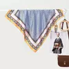 Bufanda de Seda Nueva Serie Paisley Clásica para Mujer, Gama Alta, Versátil, Moderna, Sencilla, Bufanda Cuadrada Pequeña para Regalo