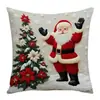 Capas de Almofada de Natal, Almofadas Decorativas, Rena, Boneco de Neve, Coelho, Quentes e Fofas, Atmosfera Festiva de Feriado Atacado