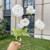 Flor branca da simulação 2,5 yuan série teto casamento auditório hotel decoração flores falsas atacado