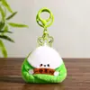 Llavero Colgante Creativo de Dibujos Animados para el Festival del Bote del Dragón Zongzi Llavero de Coche Zongzi de Gama Alta Decoración de Mochila Escolar Pequeño Regalo