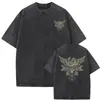 2025 Estilo Nuevo Lavado Vintage Banda de Rock Korn Falling Away from Me Camiseta Algodón