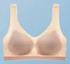 Ventas Directas de Fábrica Venta Caliente Transfronteriza Ropa Interior Ultra Delgada Sin Costuras de Seda de Hielo para Mujer, Minimiza Busto Grande, Sin Varillas, Tallas Grandes, Sujetador de Espalda Hermosa