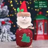 Saco de Embalagem para Maçã do Amor de Natal Saco de Presente do Papai Noel Saco de Presente Saco de Maçã do Amor de Natal de Veludo Dourado