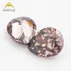 2x3 ~ 13x18mm forma de pera color precioso circonita colección Wuzhou gema artificial CZ piedra desnuda fábrica en stock venta al por mayor