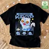 Camiseta Kpop Caçador de Demônios Verão Novo Estampa de Tigre HD Algodão Puro Respirável, Masculina e Feminina Gola Redonda Casual Macia