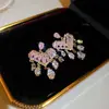 Aretes Ovalados Incrustados de Diamantes, Estilo Retro Europeo y Americano, Brillantes Pendientes de Plata para Noche de Lujo, Joyería de Nicho de Diseñador al por Mayor