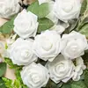 Rosa de Espuma Transfronteiriça Presente Dia da Mulher Caixa de Flores Flor de Rosa Simulada Decoração de Casamento Decoração de Casa para Casamento Amazon