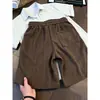 Fabricante Original Melard Estilo Pequeño Fragante Pantalones Cortos de Punto para Hombre Verano Patrón de Espiga Americana Pantalones Deportivos Pantalones de Cinco Puntos