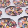 Platos de Papel Desechables, Juegos de Vajilla Biodegradable, Venta al por Mayor para Fiestas, Transfronterizo 7 pulgadas 9 pulgadas Suministros para Fiestas de Cumpleaños