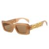 Nuevas gafas de sol cuadradas transfronterizas 2023, gafas de sol de calle versátiles de diseñador de marca simple de moda europea y americana para mujer