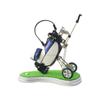 Apariencia Creativa de Bolsa de Golf Modelo Tela Impermeable Carrito con Ruedas Inclinables con Asiento Estuche para Bolígrafos Adorno de Decoración Suministros