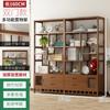 Nuevo Estilo Chino Estante de Flores Estante de Almacenamiento Balcón Maceta Madera Maciza Planta Suculenta De Pie Multicapa Adornos Estante de Almacenamiento para Sala de Estar
