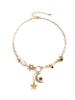 Kenjie Moneda Misteriosa Diamante en Relieve Colgante Pequeño Collar Gargantilla para Mujer Moda Transfronteriza Europea y Americana