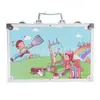 145 Caja de Aluminio Pincel Set de Bolígrafos Acuarela Doble Capa Aleación de Aluminio Crayones para Niños Óleo Pintura Arte Graffiti Herramientas