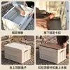 Caja de Almacenamiento de Doble Puerta para Acampar al Aire Libre Caja de Almacenamiento Plegable de Plástico Caja de Almacenamiento de Gran Capacidad para el Hogar
