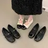 Zapatos Mary Jane estilo francés de punta fina con tacón oculto y suela gruesa, nueva colección otoño 2026 para mujer, perfectos con faldas, zapatos de tacón alto de piel