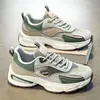Tênis Esportivo Masculino 2026 Novo Primavera Masculino Solado Grosso Aumenta Altura Casual Malha Respirável Antiderrapante Resistente ao Desgaste Pai Tendência Calçados