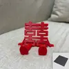 Decoración de escritorio creativa de Año Nuevo, letrero de carácter auspicioso, fortuna, prosperidad, felicidad, riqueza, tridimensional móvil de impresión 3D, el más vendido