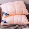 Núcleo de Almohada Nuevo Relleno de Plumón Retorcido Dormitorio Estudiantil Hogar Almohada para el Cuello Núcleo Estilo Caliente Transfronterizo