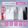 Para Huawei Desbloqueo por Huella Digital Ultrasónica Película Protectora magic7 HD Pantalla Completa Pantalla Transparente Anti-Espía Película Templada