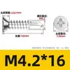 410 tornillos para madera con cabeza avellanada y punta de broca, tornillos autoperforantes y autoperforantes de acero inoxidable, sujetadores para construcción y decoración, especificaciones completas