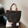 Bolsa de Lona para Mulheres, Grande Capacidade, Nova Bolsa Tote Versátil Outono e Inverno 2026, Bolsa Saco Simples para Estudantes