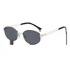 Novos Óculos de Sol Estilo Old Money de Alta Qualidade, Óculos de Sol de Metal Antigos Retro Anti-UV, Tendência